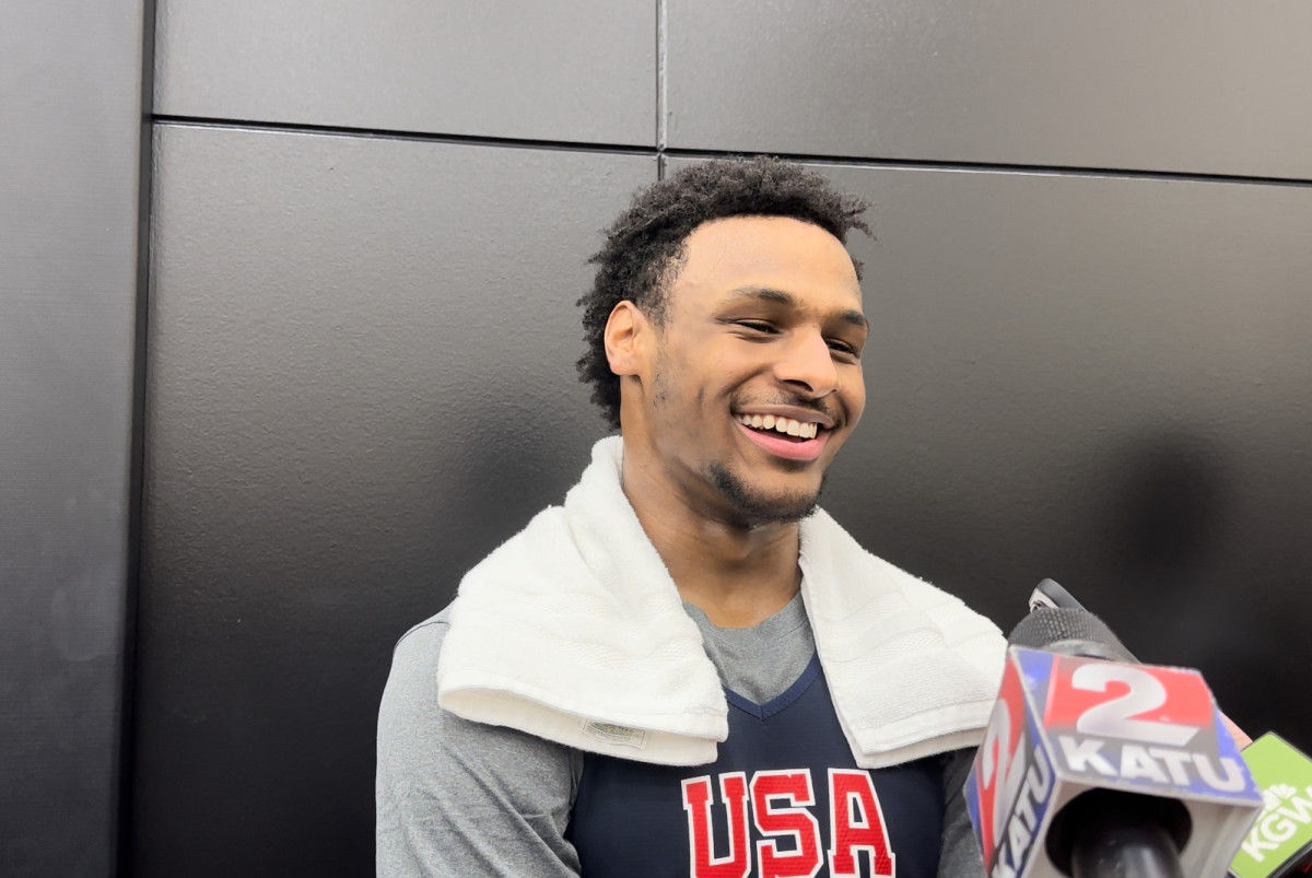 bronny james interview nike hoop summit 2023 portland usa basketballIMG_1016